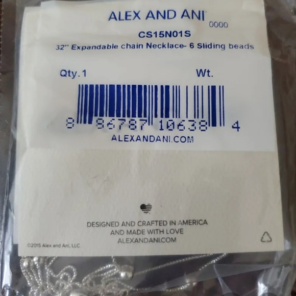 Alex and Ani chain Station necklace - Picture 2 of 4